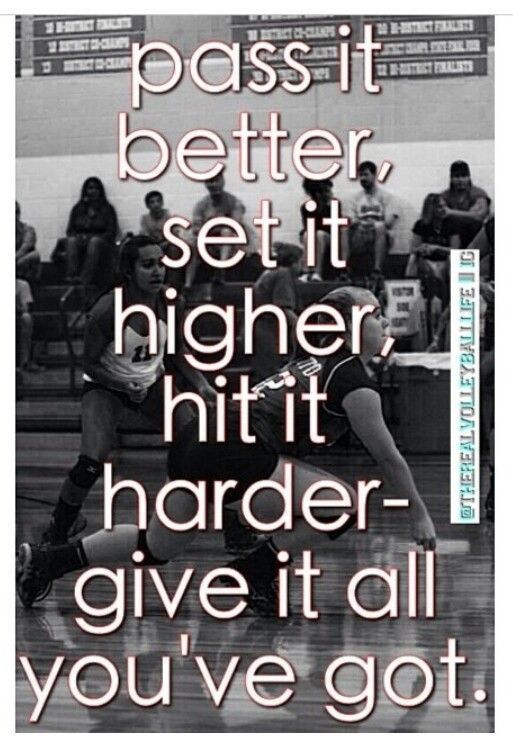 VOLLEYBALL QUOTE